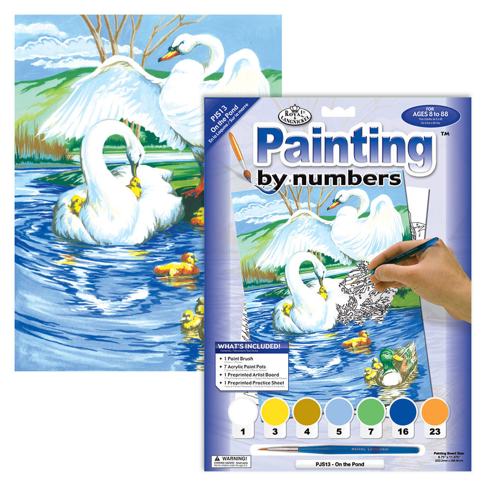 Small Painting by Numbers – On the Pond – A. B. Snell & Son